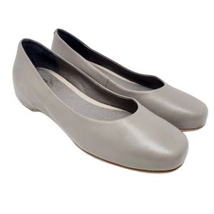 Camper | Women's Taupe/Gray Round Toe Flats (11)